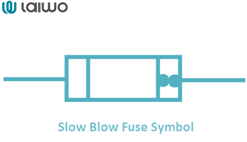 slow blow fuse symbol-wosomelec